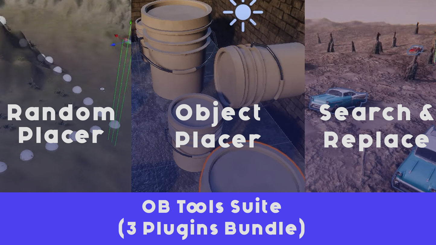 OB Tools Suite (3 Unity Tools)