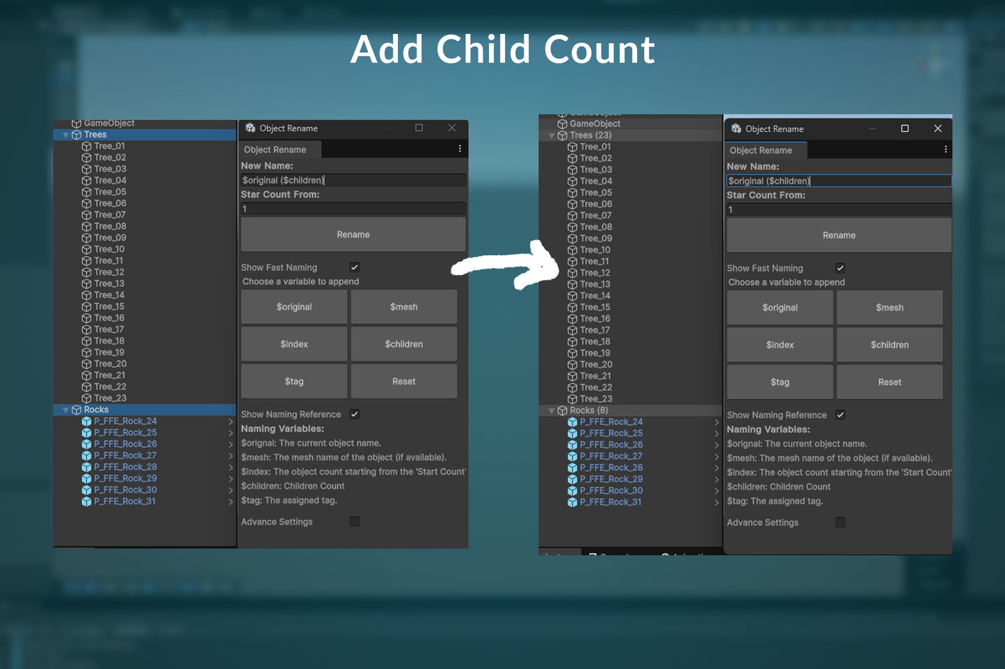 OB - Object Rename | Unity Tool