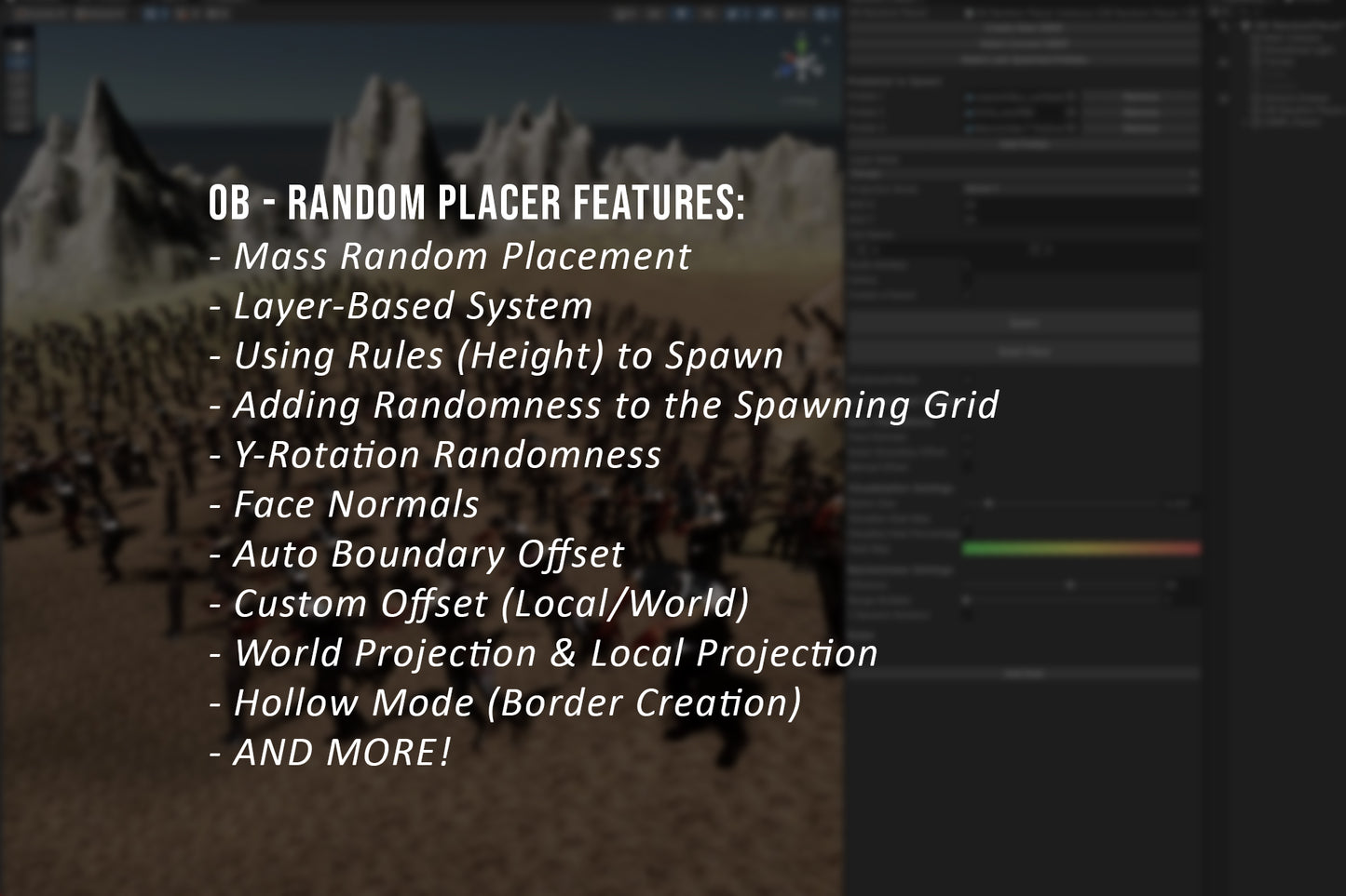 OB - Random Placer | Unity Tool