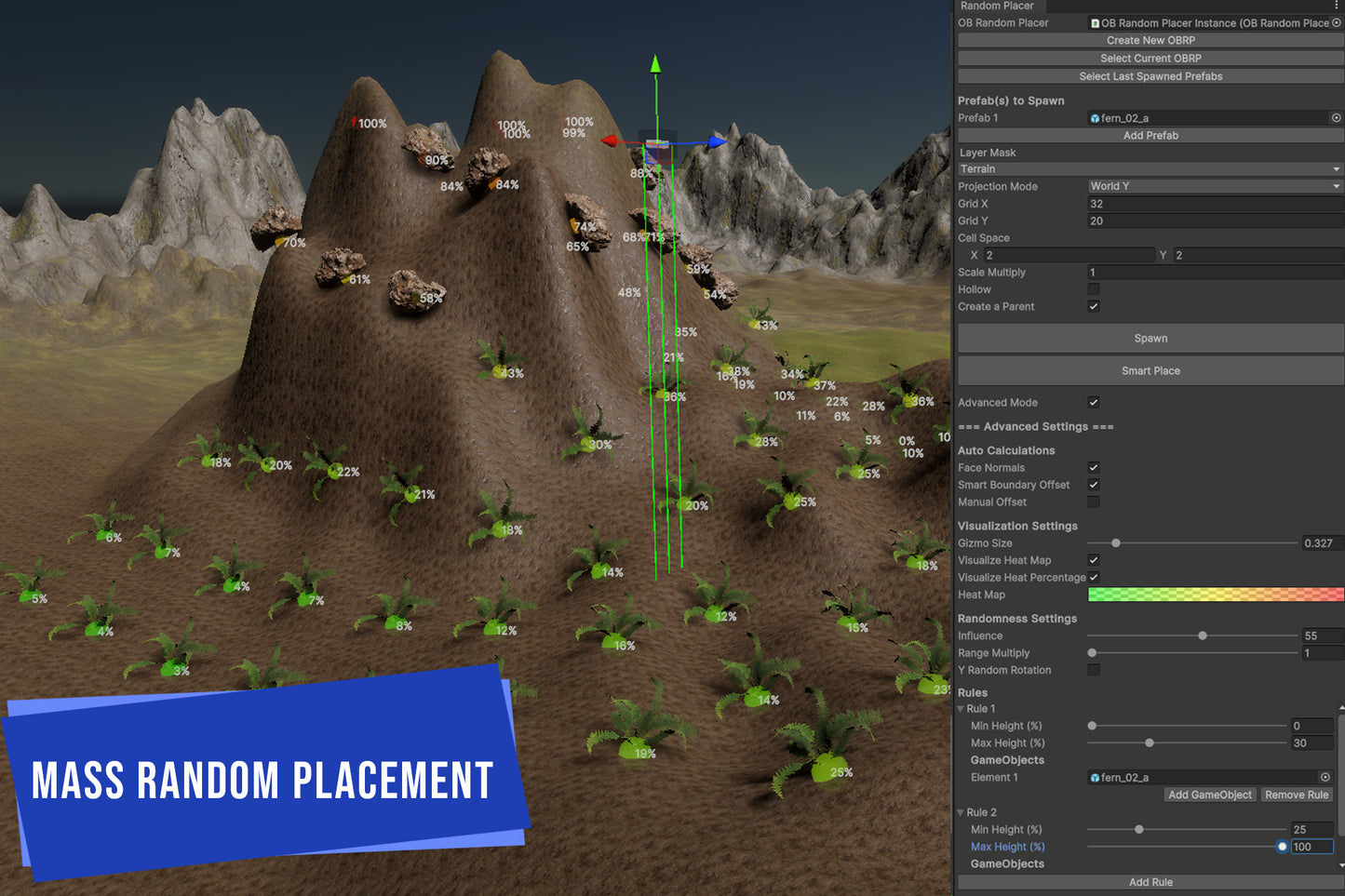 OB - Random Placer | Unity Tool